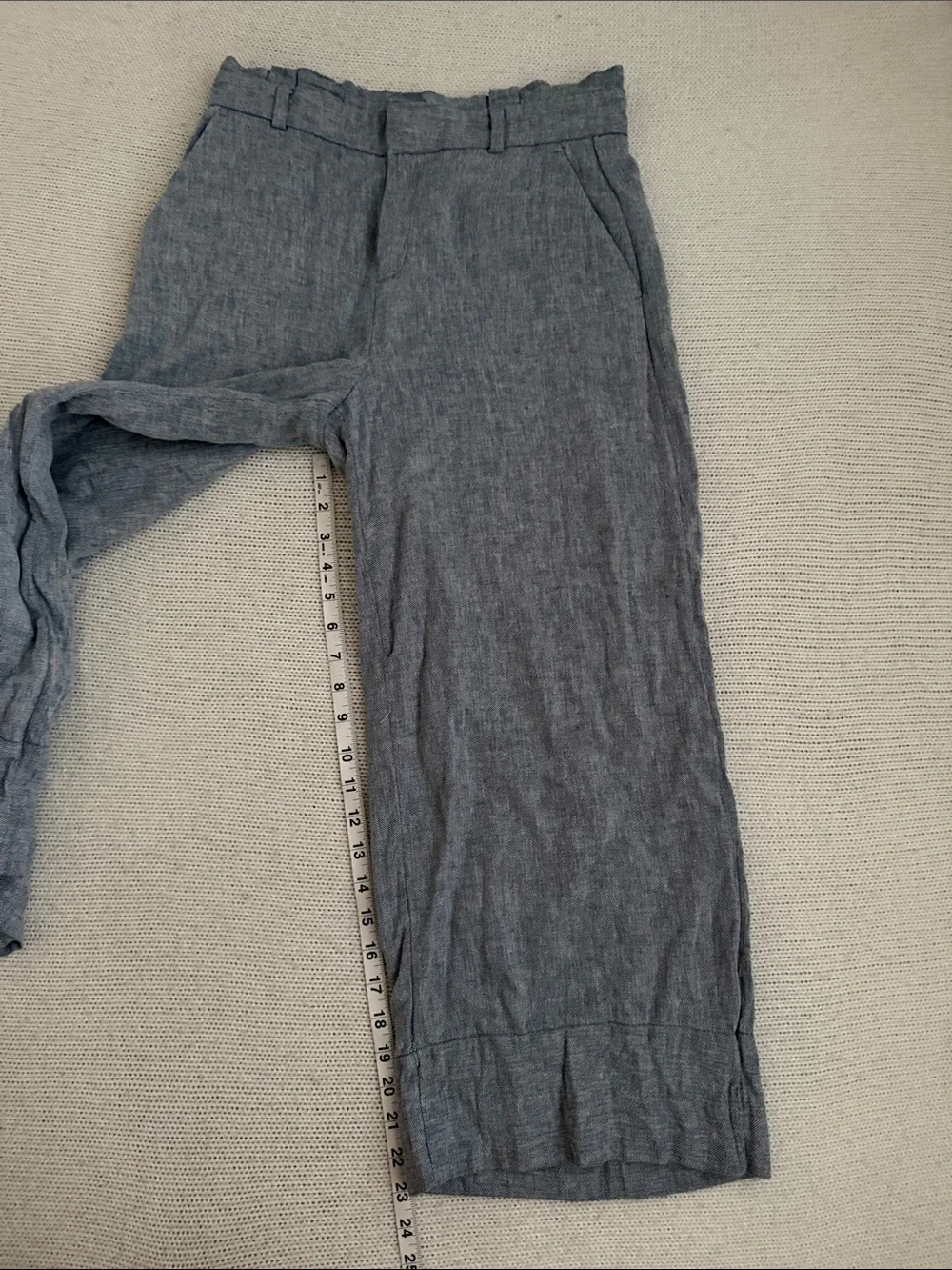 Banana Republic Linen/Cotton Blake Crop Pants Size 6